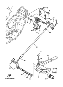 XV1700AS XV17AMW Shaft shift