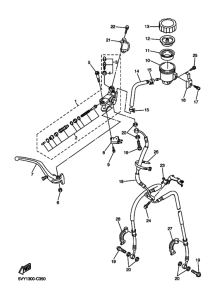 YZF-R1 Передний тормозной цилиндр
