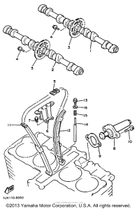 FJ1200SC Цепь механизма газораспределения
