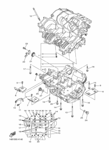 YZF-R1 Картер двигателя