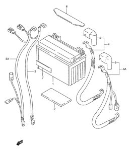 GSF1200S (ABS) Аккумулятор