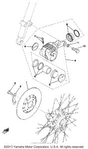 RD200C Disc brake caliper