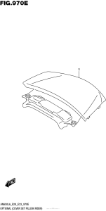 AN650 Optional (Cover Set Pillion Rider)
