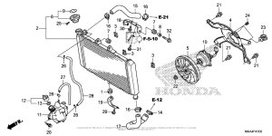 NC700X (DCT) Радиатор