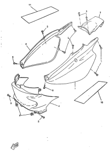 CW50RSX Боковые обтекатели