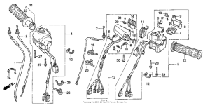 GL1500SE Se handle switch + cables