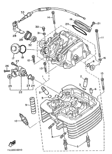 XT600Z Головка цилиндров