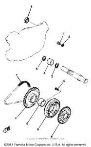 SR250G Муфта стартера