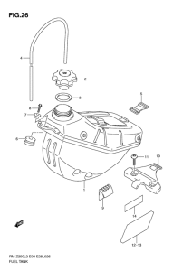 RM-Z250 Tank fuel