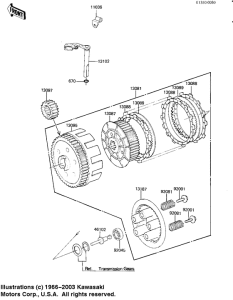 KZ250 Бендикс