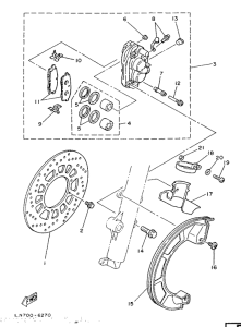 IT200 Front brake. caliper