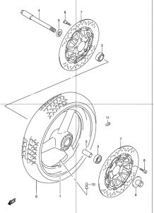 GSF1200S Transom + tube