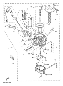 YP125D Карбюратор