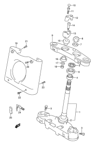VL1500 Траверса нижняя