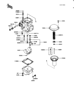 KZ1000 Детали карбюратора