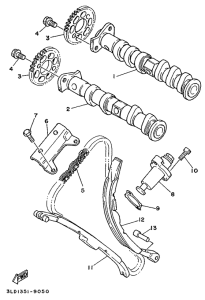 XTZ750N (37KW) Camshaft. chain