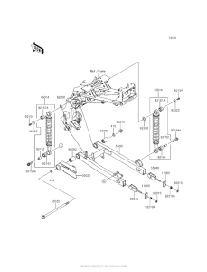 AN112 Swingarm / shock Absorber