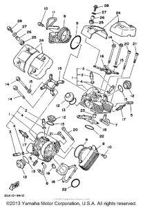 XV250 Головка цилиндров