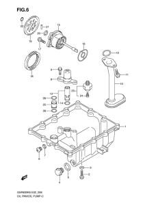 GSR600 Картер маслянный