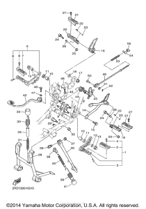 SR400 Подножки