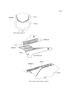 KLX250 Наклейки