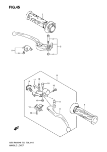 GSX-R600 Рулевой рычаг