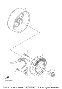 WR250F Генератор
