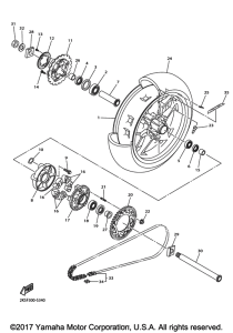 YZF-R1M Переднее колесо
