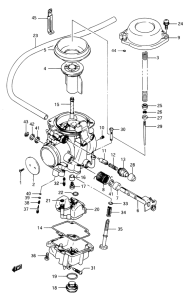 DR650 Carburetor assy