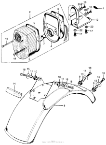 Z50A Taillight + rear fender