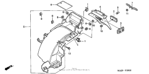 ST1100P Задний бампер