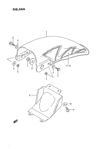 RM80 Заднее крыло