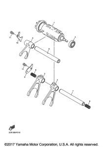 YZF-R1S Копирный вал