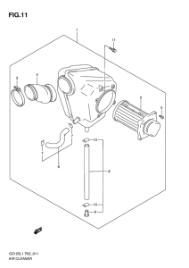 GZ125 Воздухоочиститель