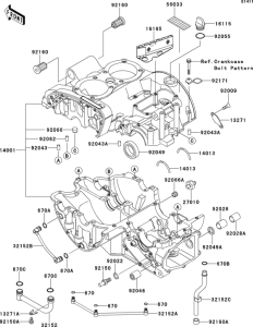 EJ650 Картер двигателя
