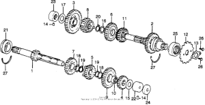 XL350 Трансмиссия