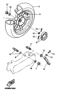 CW50 Переднее колесо