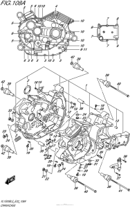 VL1500B Картер двигателя