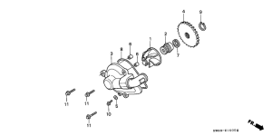 NX250 Водяная помпа