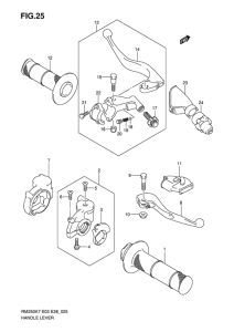 RM250 Рулевой рычаг