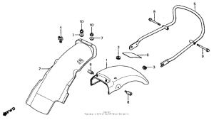 CB650 Задний бампер