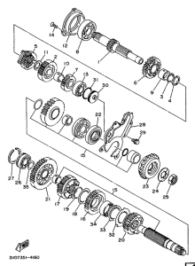 TDM850 Трансмиссия