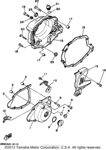 XT225GC Боковые крышки