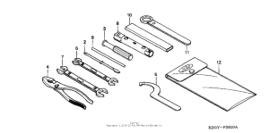 CB250 Инструмент