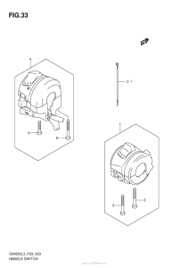 GSX-R250 Рулевые переключатели