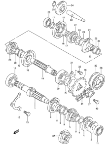 DR650 Трансмиссия