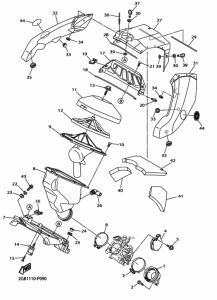 WR250F Впускная система