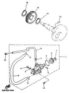 YN50R Масляный насос