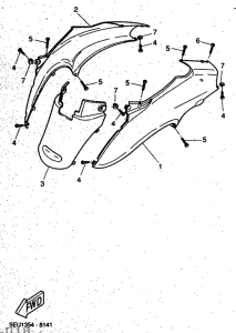 YH50 Боковые обтекатели