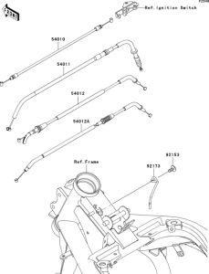 EX650 Тросы управления
